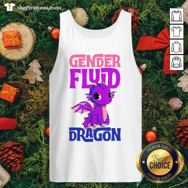 Colorful Gender Fluid Dragon Shirt - Image 4