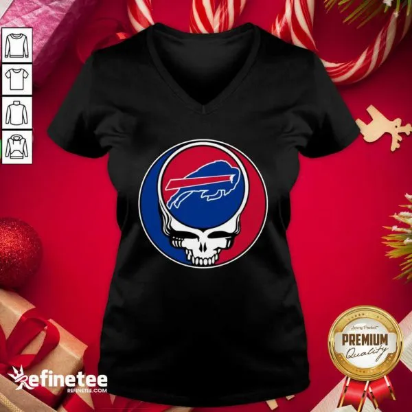 Cool Grateful Dead Buffalo Bills Shirt - Image 2