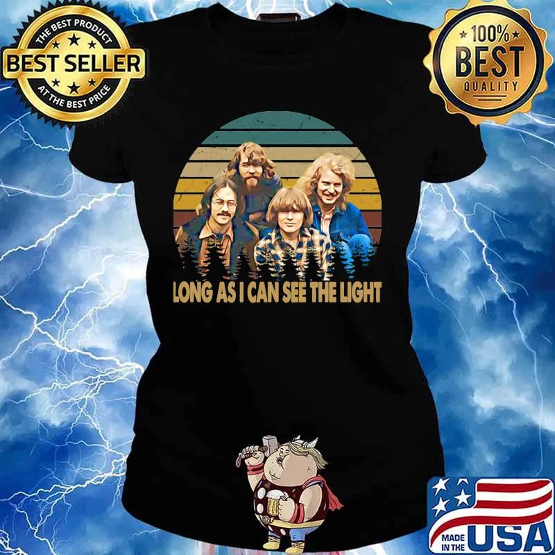 Creedence Clearwater Revival Long As I Can See The Light Vintage Shirt Ladies tee