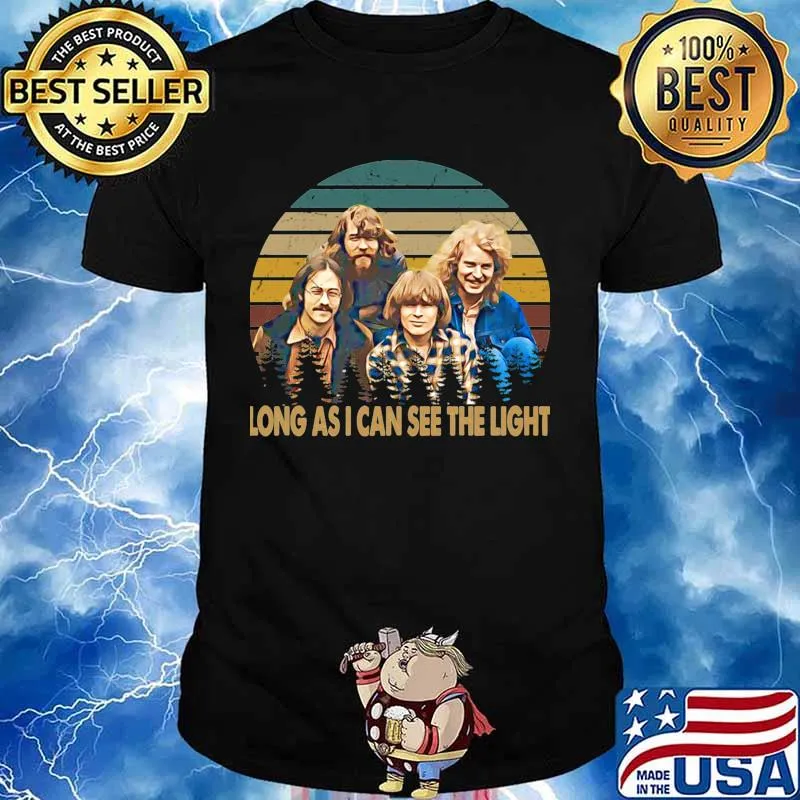 Creedence Clearwater Revival Long As I Can See The Light Vintage Shirt