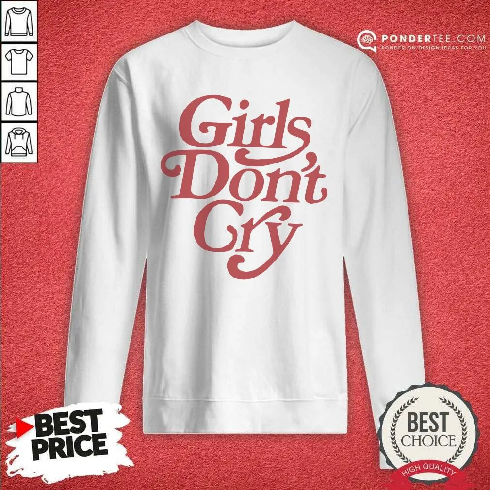 Cute Girls Dont Gry Shirt - Image 4
