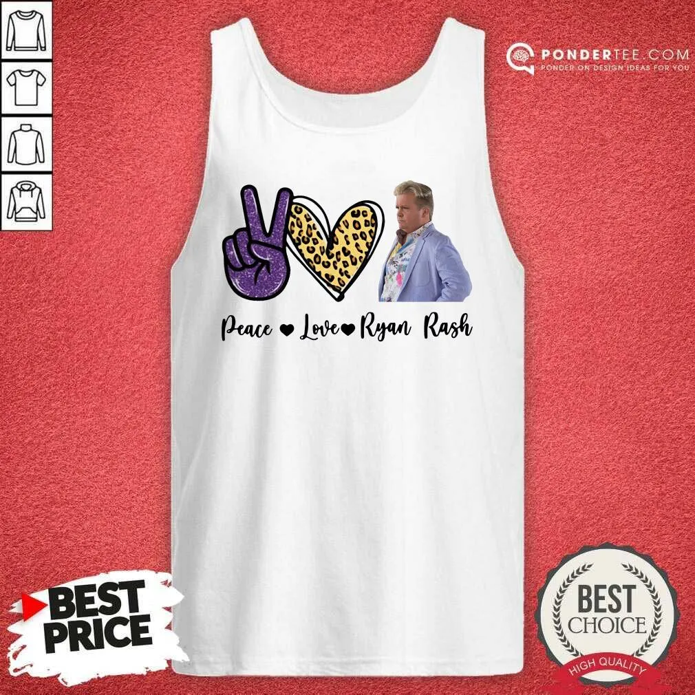Cute Peace Love Ryan Rash Tee Shirt - Image 2