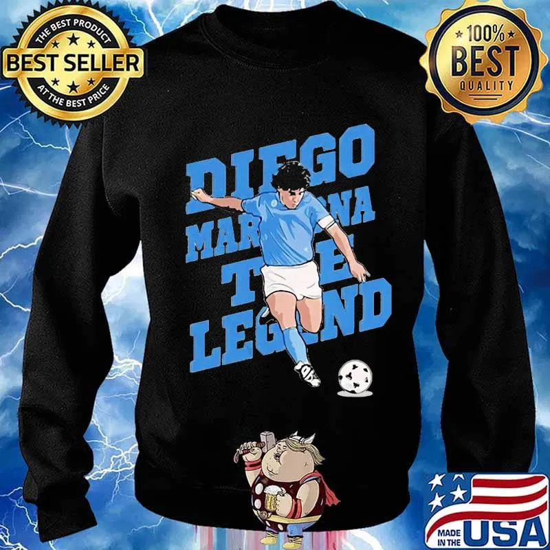 Diego Maradona The Legend Football Shirt Sweater