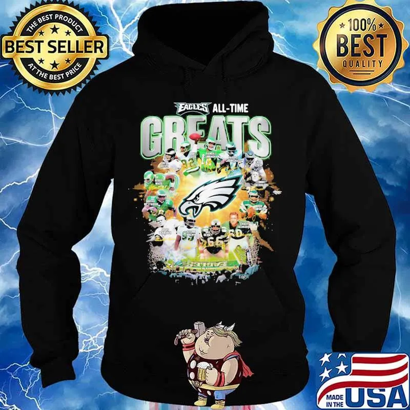 Eagle All Time Greats Logo Team Football Shirt Hoodie