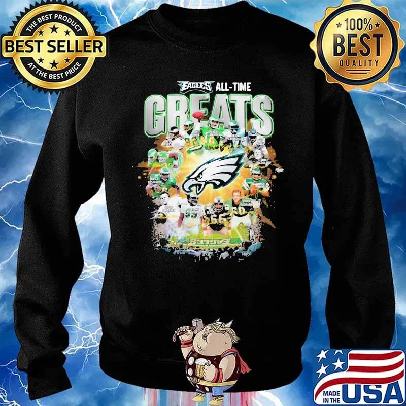 Eagle All Time Greats Logo Team Football Shirt Sweater