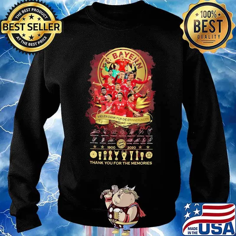 FC Bayern 1900-2020 thank you for the memories signature s Sweater