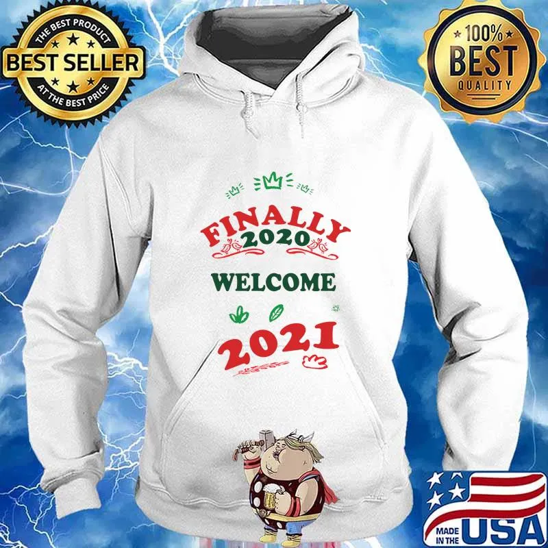Finally Bye Bye 2020 Welcome 2021 Merry Christmas And Happy new year s Hoodie