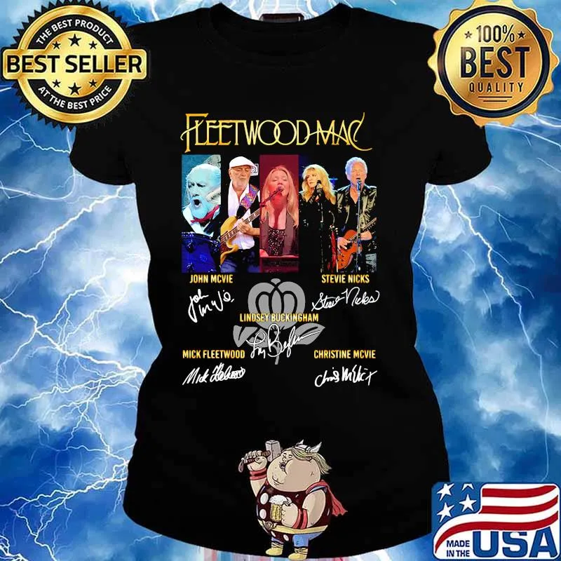 Fleetwood Mac Signature Player Team Shirt Ladies tee