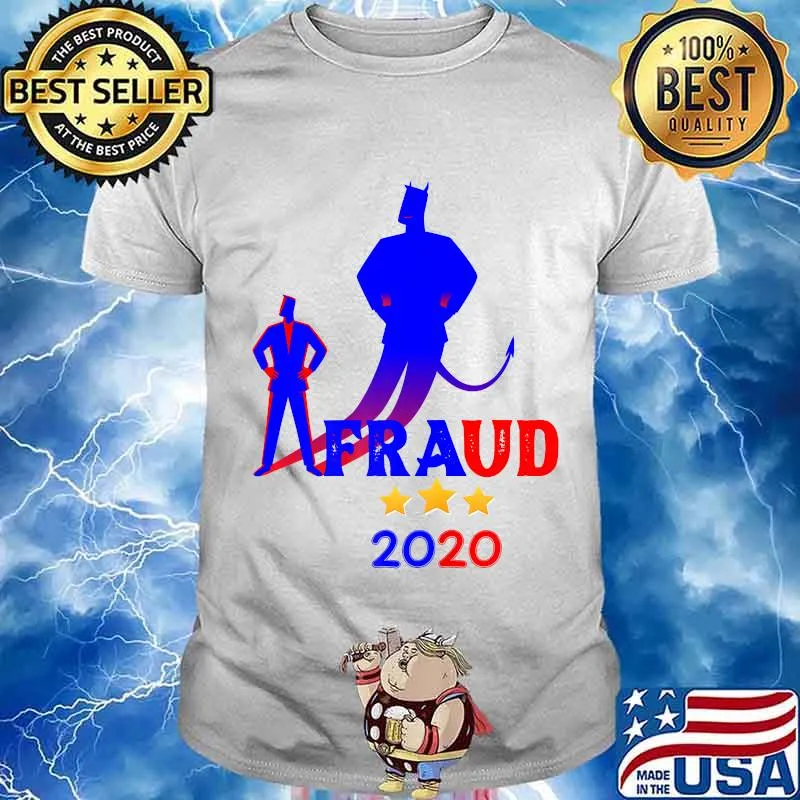Fraud 2020 Trump Biden Election Results Voter Stars Shirt