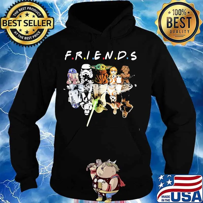 Friends The Mandalorian Star Wars Baby Yoda Shirt Hoodie