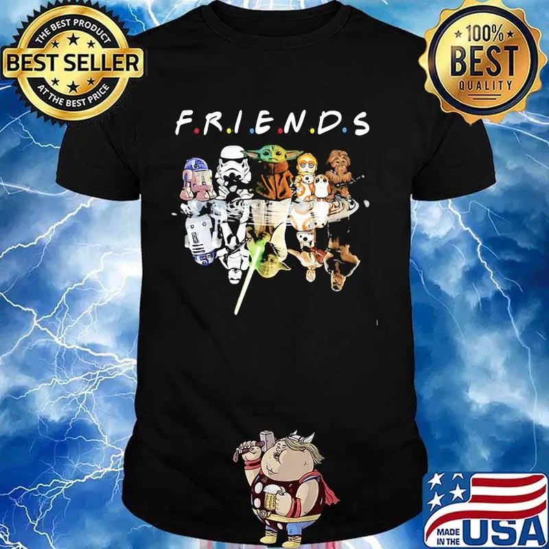 Friends The Mandalorian Star Wars Baby Yoda Shirt