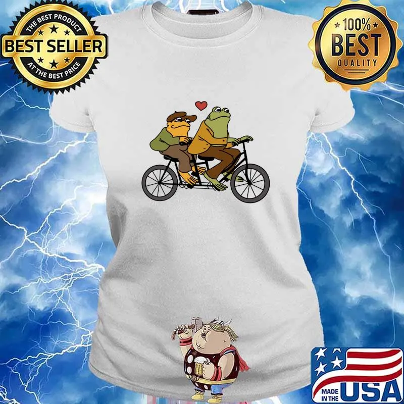 Frog And Toad Are Gayyy Sticker Shirt Ladies tee