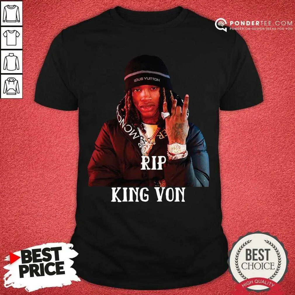 Funny Rip King Von Shirt