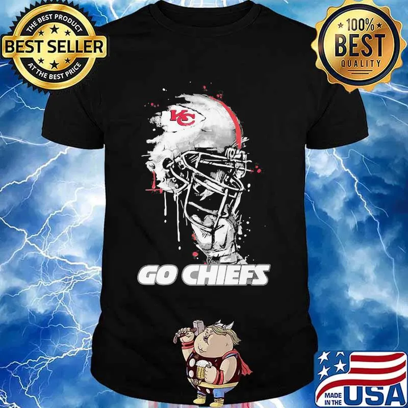 Go Chiefs Kansas City Football Skull Shirt