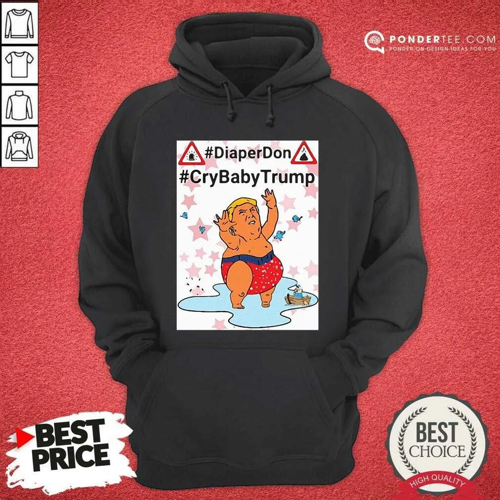 Good Diaper Don Crybaby Trump Ugly Christmas Shirt - Image 4