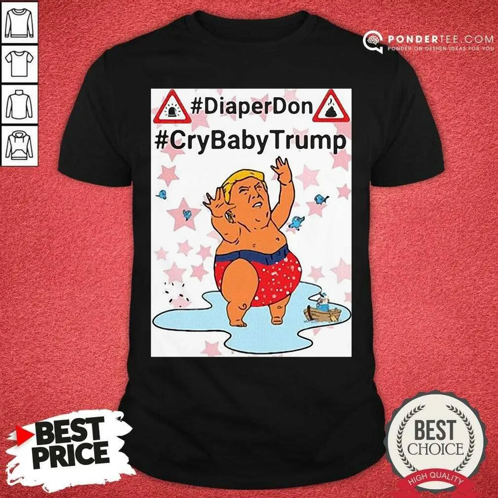 Good Diaper Don Crybaby Trump Ugly Christmas Shirt