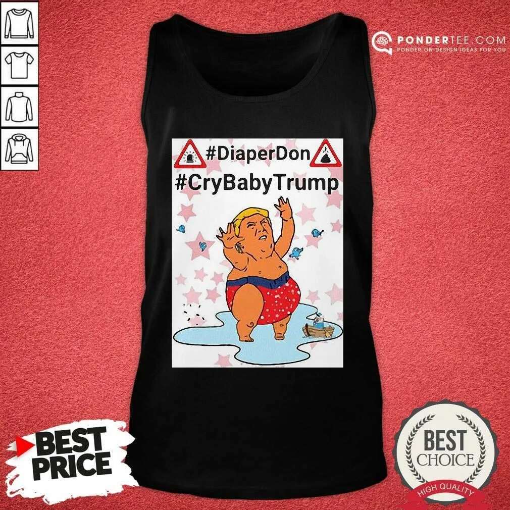 Good Diaper Don Crybaby Trump Ugly Christmas Shirt - Image 2