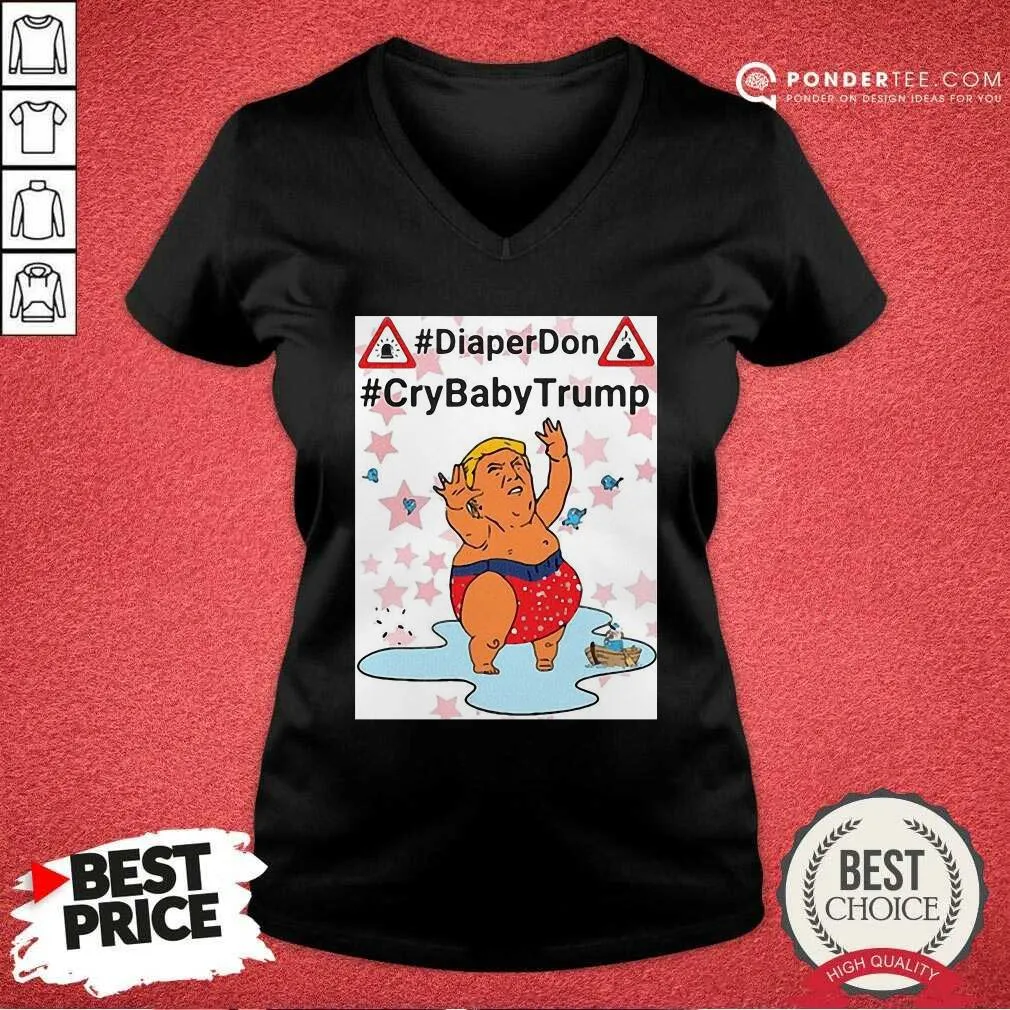 Good Diaper Don Crybaby Trump Ugly Christmas Shirt - Image 5
