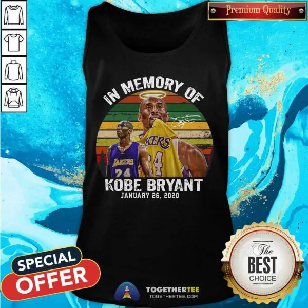 Good In Memory Of Kobe Bryant January 26 2020 Vintage Shirt - Image 3