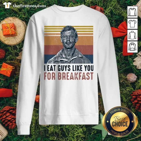 Good Jeffrey Dahmer I Eat Guys Like You For Breakfast Vintage Shirt - Image 2