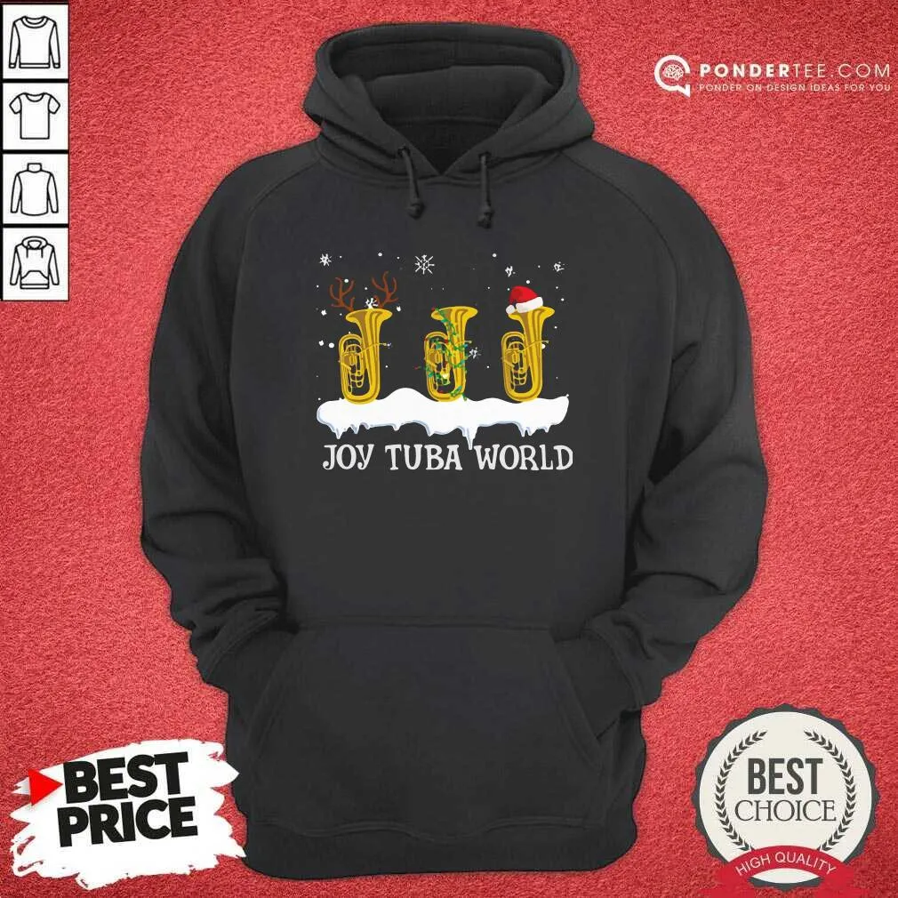 Good Joy Tuba World Christmas Shirt - Image 4