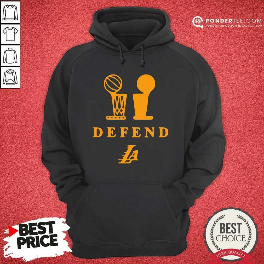 Good Lebron Lakers Trophy Defend Shirt - Image 3