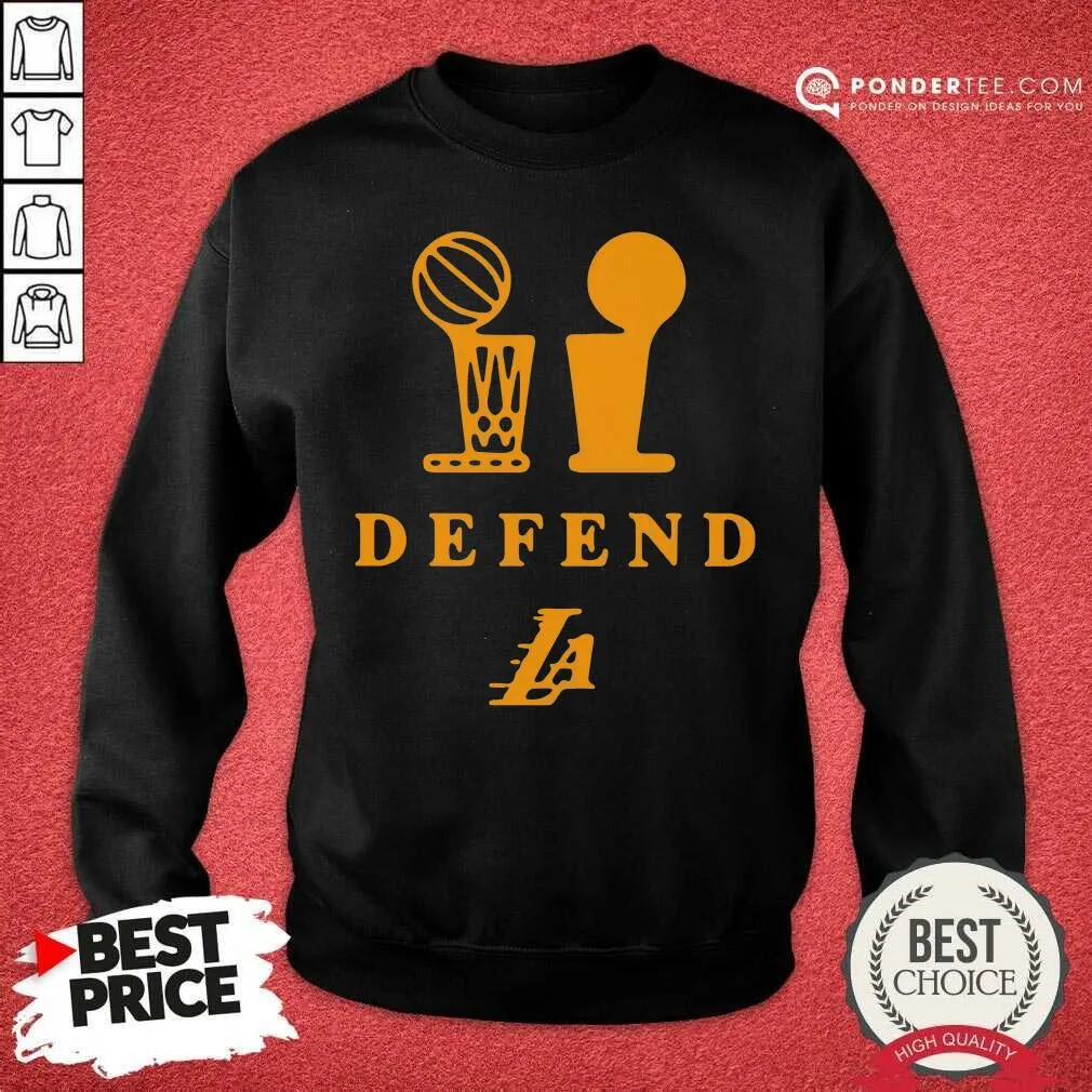 Good Lebron Lakers Trophy Defend Shirt - Image 2
