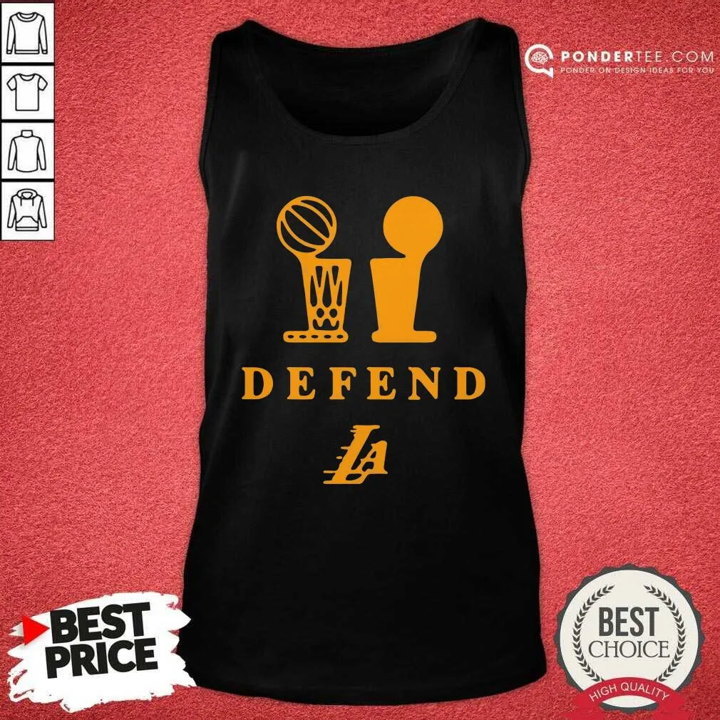 Good Lebron Lakers Trophy Defend Shirt - Image 5