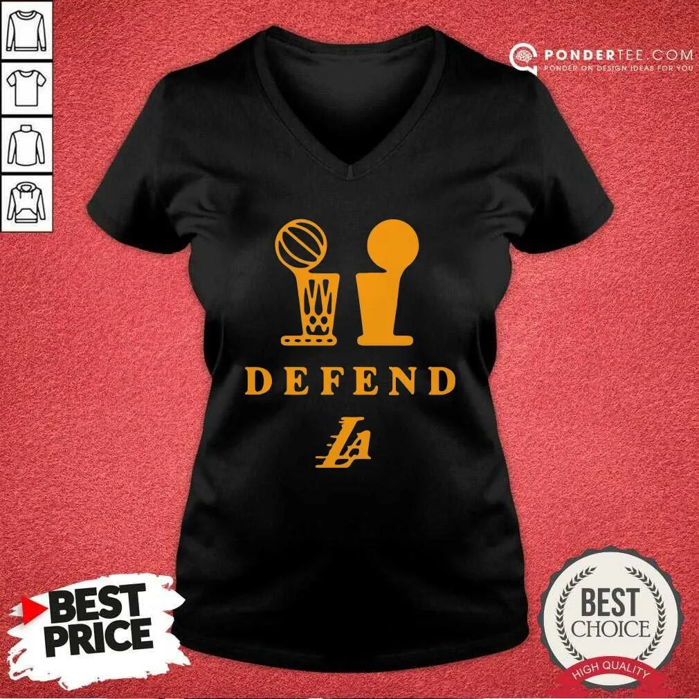 Good Lebron Lakers Trophy Defend Shirt - Image 4