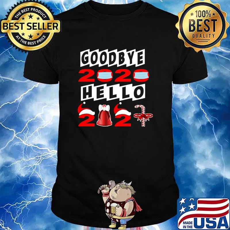 Goodbye 2020 Hello 2021 Wear Mask Merry Xmas Shirt