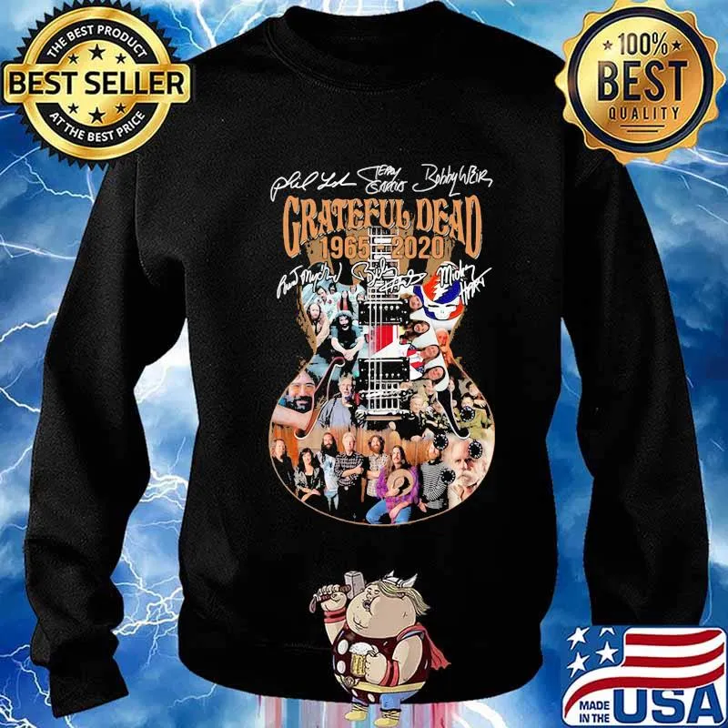 Grateful Dead 1965 2020 Signuature Guitar Shirt Sweater