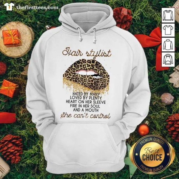 Grateful Leopard Lips Hair Stylist She Cant Control Shirt - Image 5