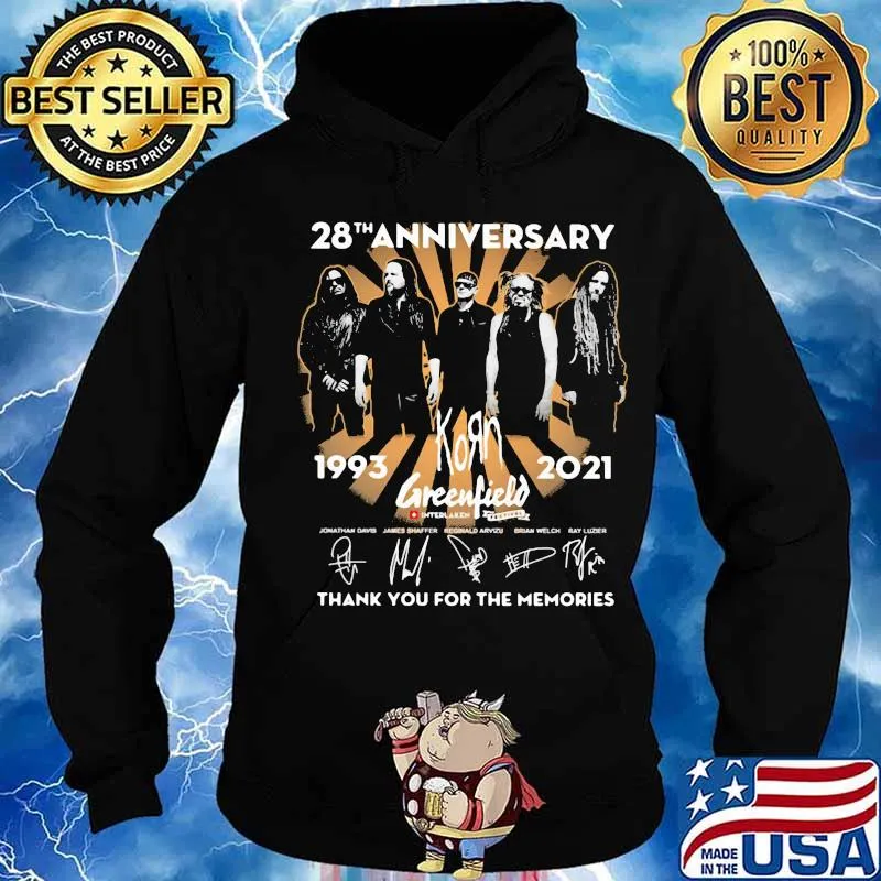 Greenfield 28th Anniversary 1993 2021 Thank You For The Memories Signuature Shirt Hoodie
