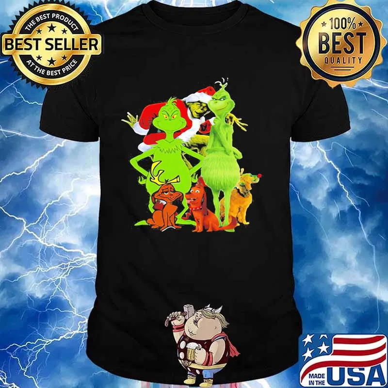 Grinch And Dog Merry Christmas Shirt