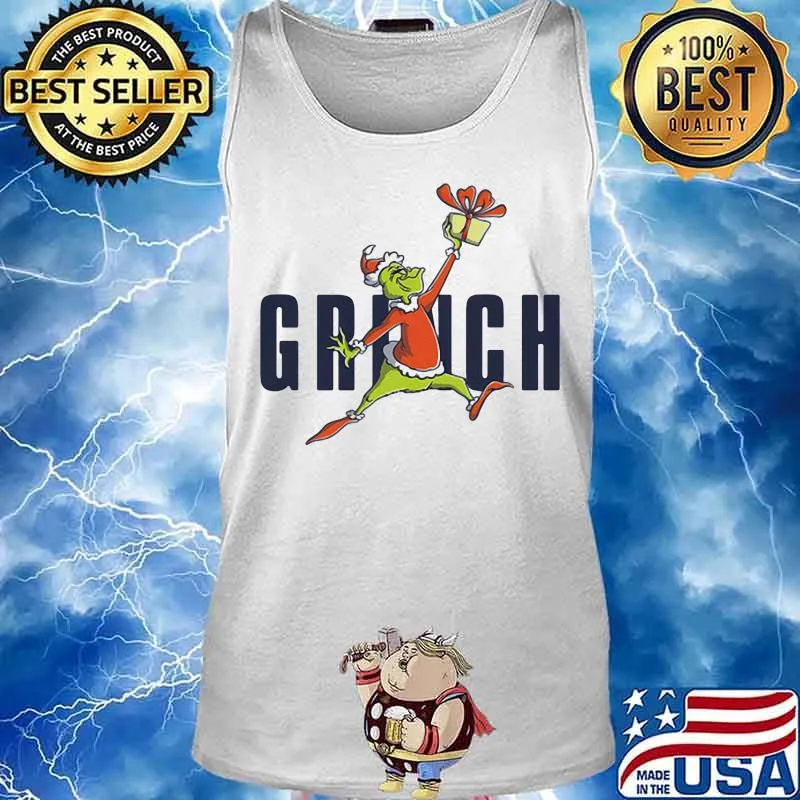 Grinch Hand Gift Wear Pajama Merry Christmas Shirt Tank top