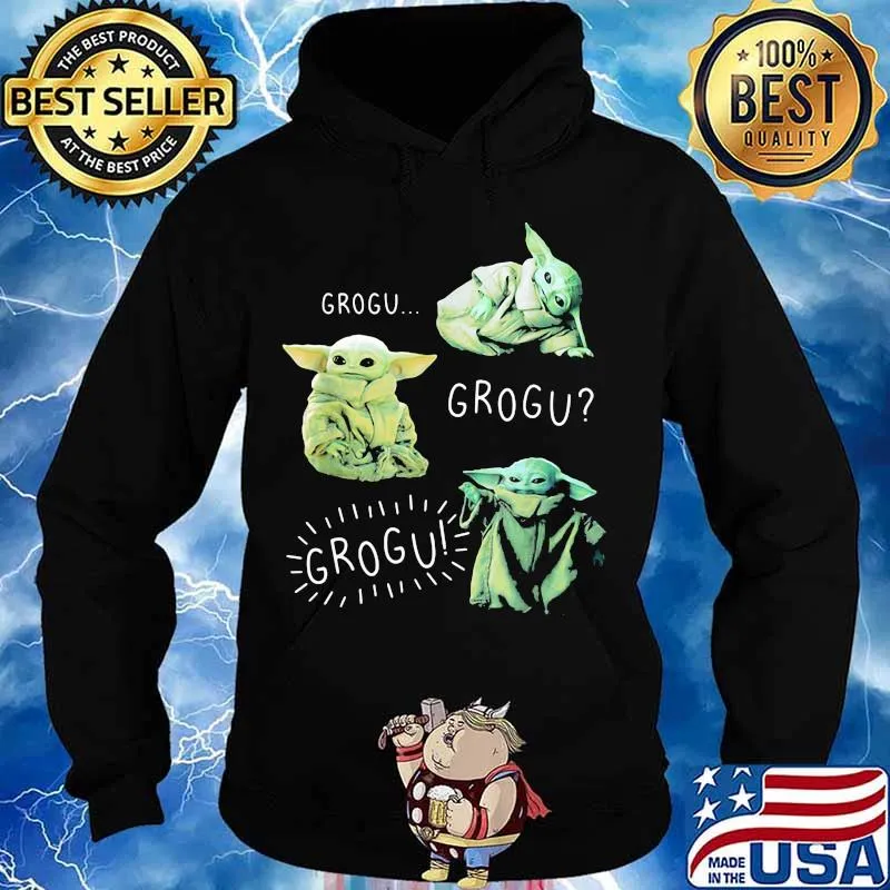 Grogu Baby Yoda Star Wars The Mandalorian Shirt Hoodie