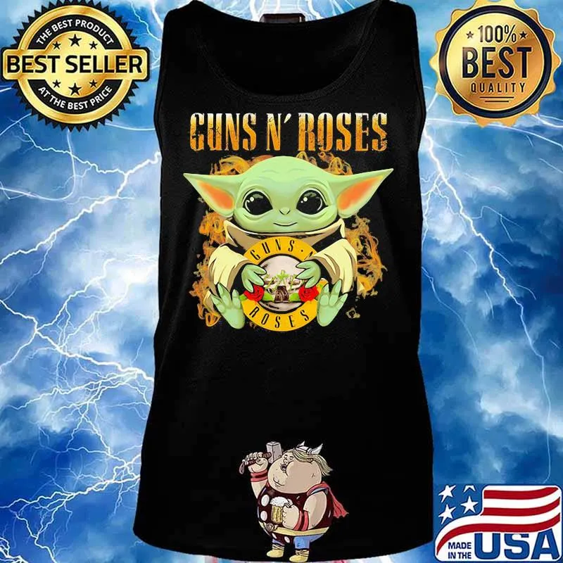 Guns N’ Roses Logo Star Wars The The Mandalorian Shirt Tank top