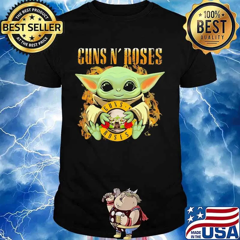 Guns N’ Roses Logo Star Wars The The Mandalorian Shirt
