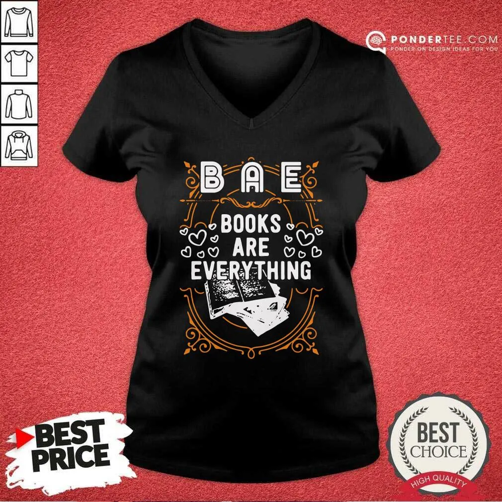 Happy BAE Books Are Everything Shirt - Image 3