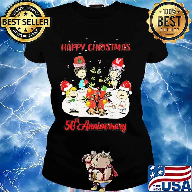 Happy Christmas 50th anniversary s Ladies tee