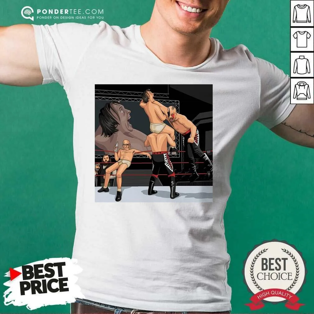 Happy Eddie And Richie Vs Legion Of Doom Art Print Shirt