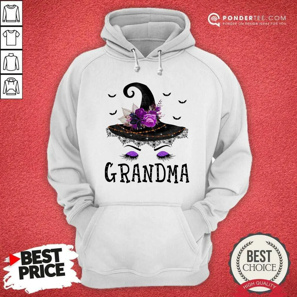 Happy Grandma Witch Hat Halloween Shirt - Image 5