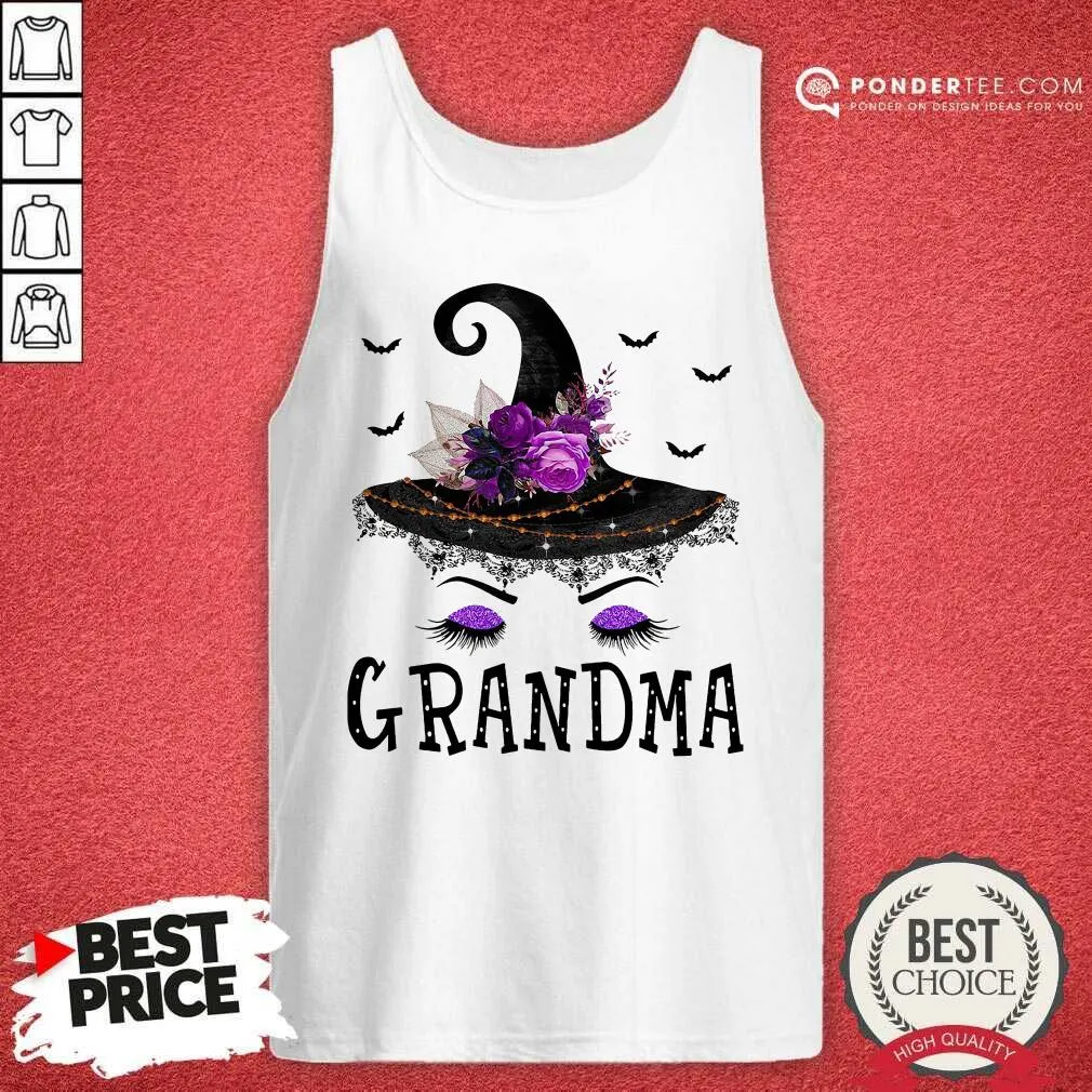 Happy Grandma Witch Hat Halloween Shirt - Image 2