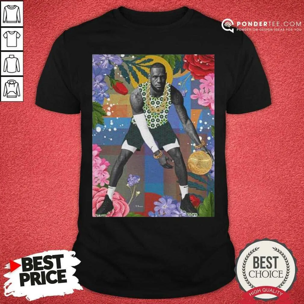 Happy Lebron James Flowers Shirt