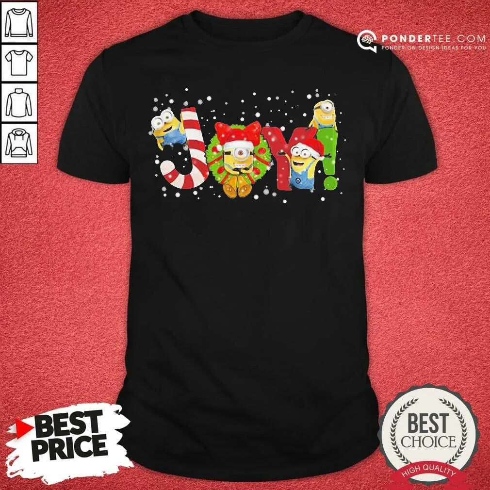 Happy Minions Joy Christmas Shirt