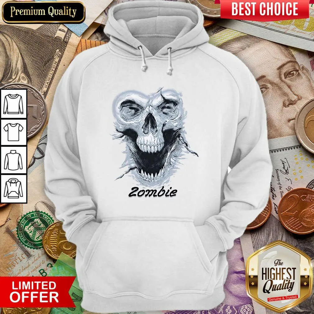 Happy Skull Zombie Shirt - Image 5