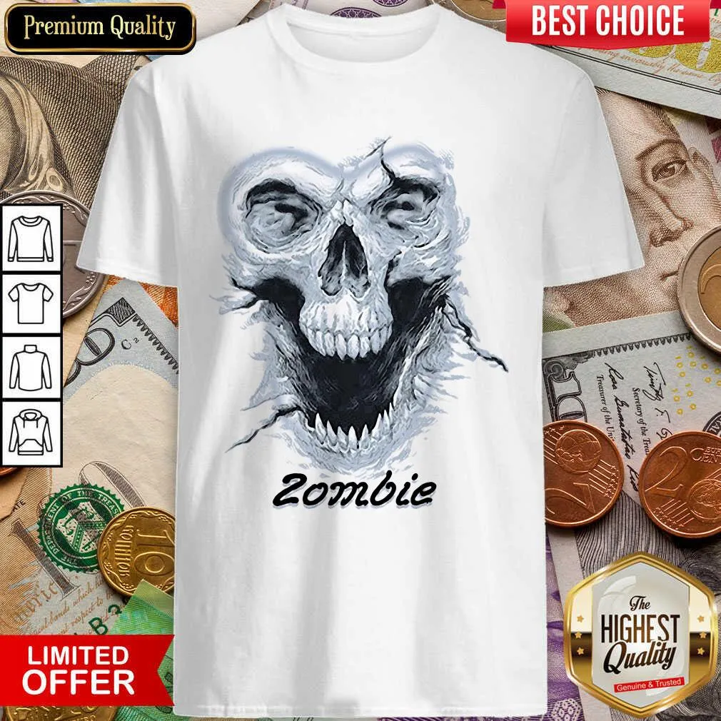 Happy Skull Zombie Shirt