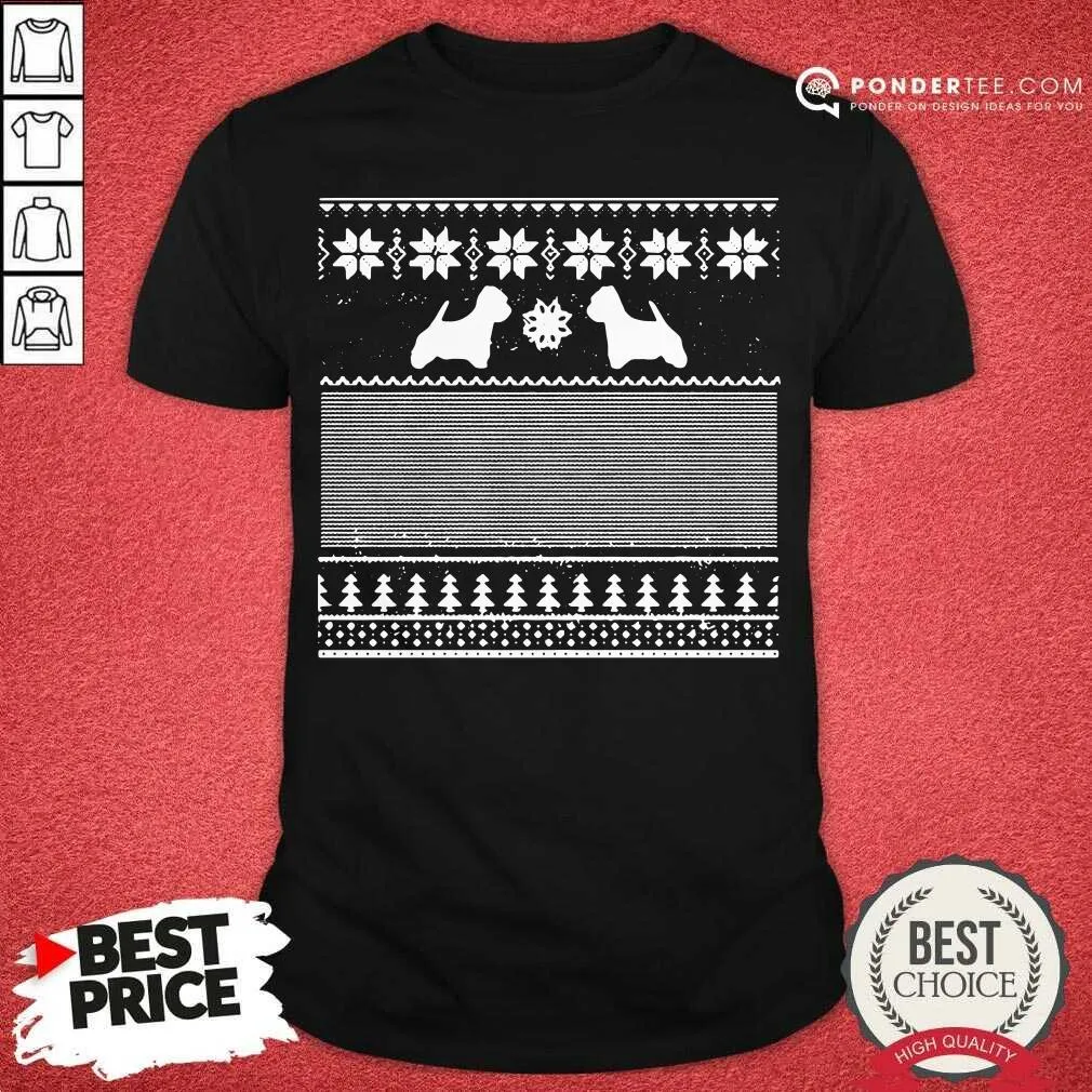 Happy Westie Green Christmas Shirt