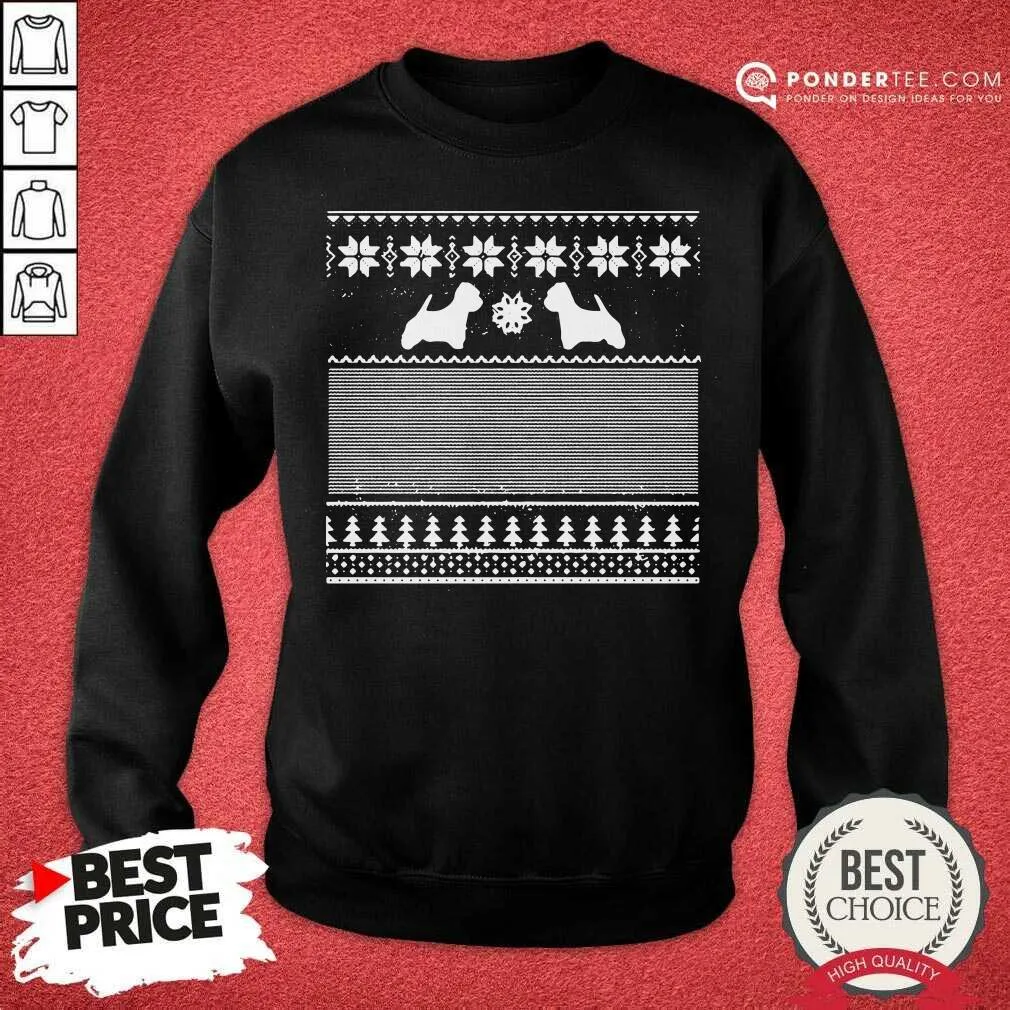 Happy Westie Green Christmas Shirt - Image 4