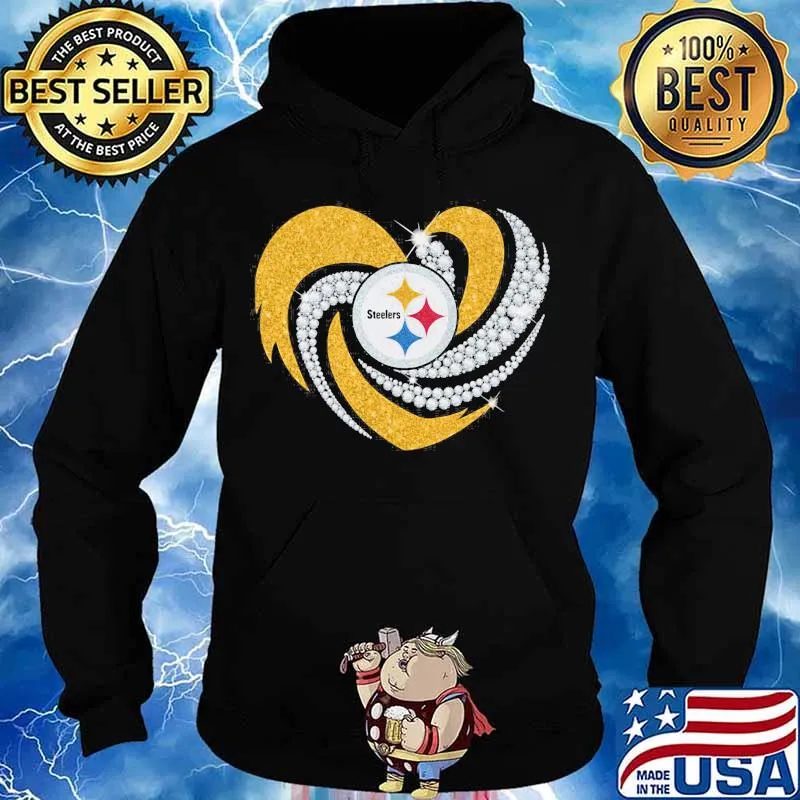 Heart Diamonds Pittsburgh Steelers Team Football Shirt Hoodie
